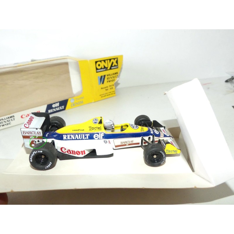 WILLIAMS RENAULT FW12C GP 1989 R. PATRESE ONYX 026 1:43 imperfection