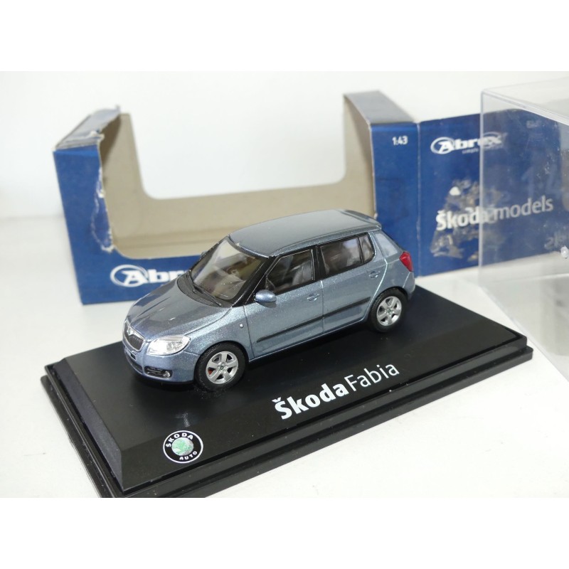 SKODA FABIA I Phase 2 Bleu ABREX 1:43