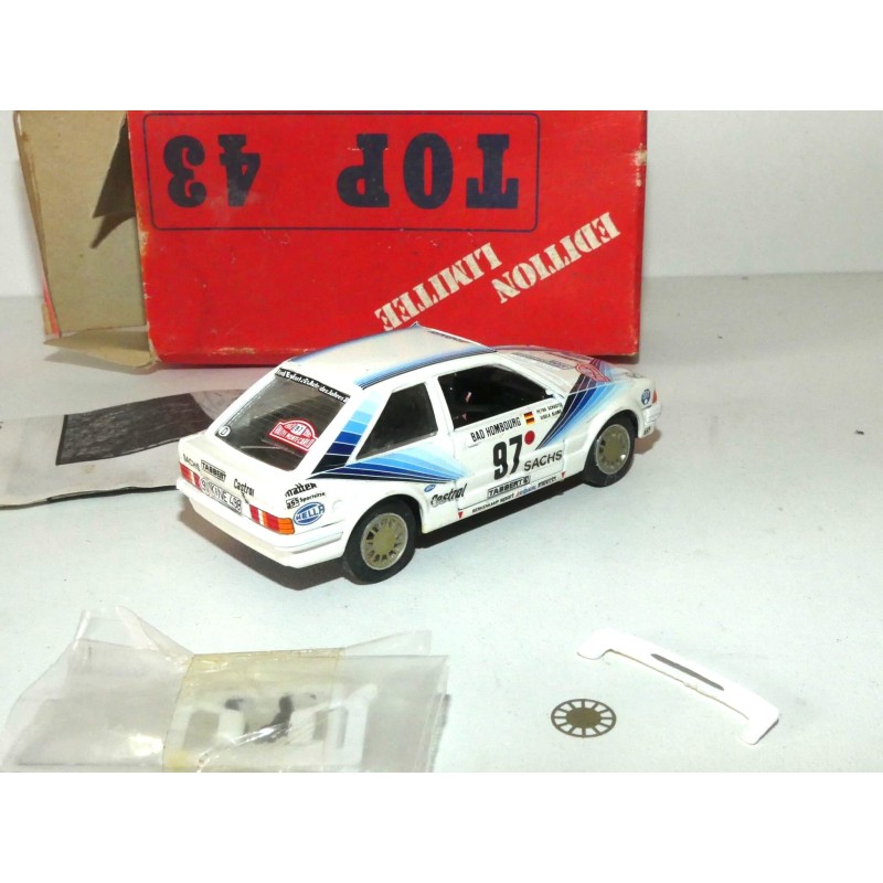 FORD ESCORT XR3 SACHS N°97 RALLYE MONTE CARLO 1982 Kit TOP 43 1:43 ...