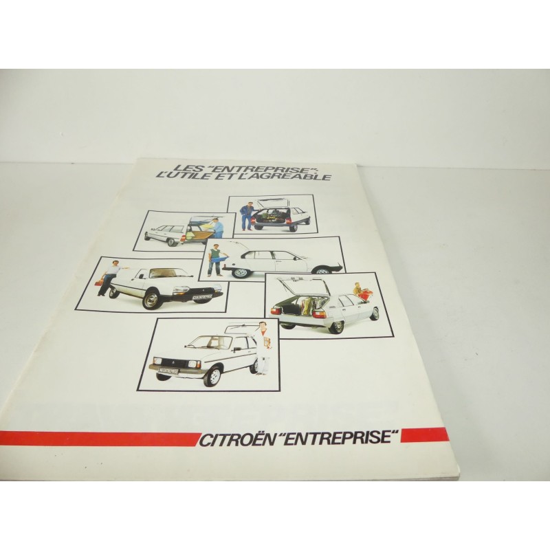 CATALOGUE PUBLICITAIRE CITROEN ENTREPRISE