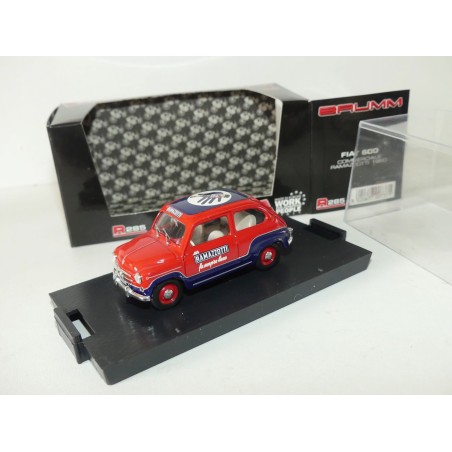 FIAT 600 COMMERCIALE RAMAZOTTI 1960 BRUMM R285 1:43