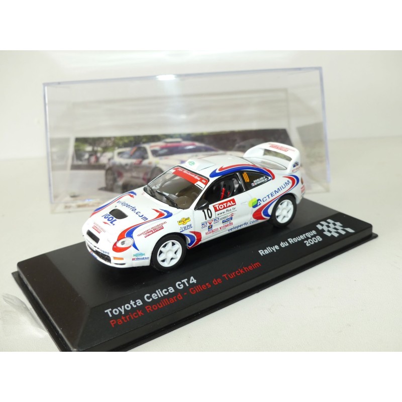 TOYOTA CELICA GT4 RALLYE DE ROUERGUE 2008 P. ROUILLARD ALTAYA 1:43 2Ã¨me