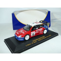 CITROEN XSARA WRC RALLYE MONTE CARLO 2003 C. SAINZ RALLY CAR 1:43 3ème