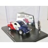 WILLYS COUPE 1941 Bleu Blanc Rouge UNIVERSAL HOBBIES 1:43
