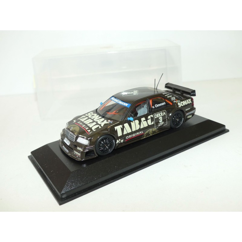 MERCEDES CLASSE C 180 AMG N°3 DTM 1995 OMMEN MINICHAMPS 1:43 boite abimée