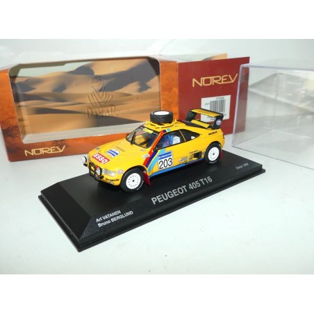 PEUGEOT 405 T16 A. VATANEN RALLYE PARIS D. 1990 NOREV 1:43