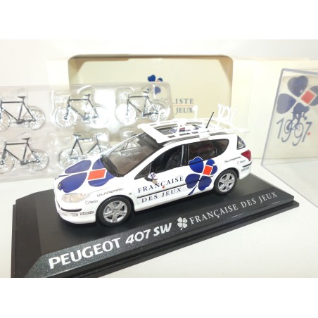 PEUGEOT 407 SW FDJ TOUR DE FRANCE 1997 NOREV 1:43