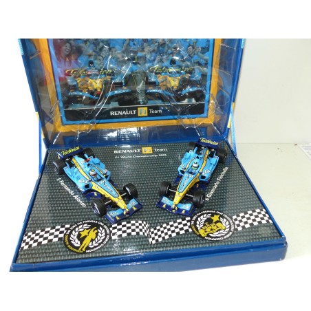 RENAULT R25 F. ALONSO ET G. FISICHELLA COFFRET RENAULT MERCHANDISING 1:43 