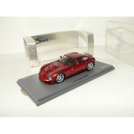 TVR SAGARIS 2005 Rouge Orangée SPARK S0219 1:43