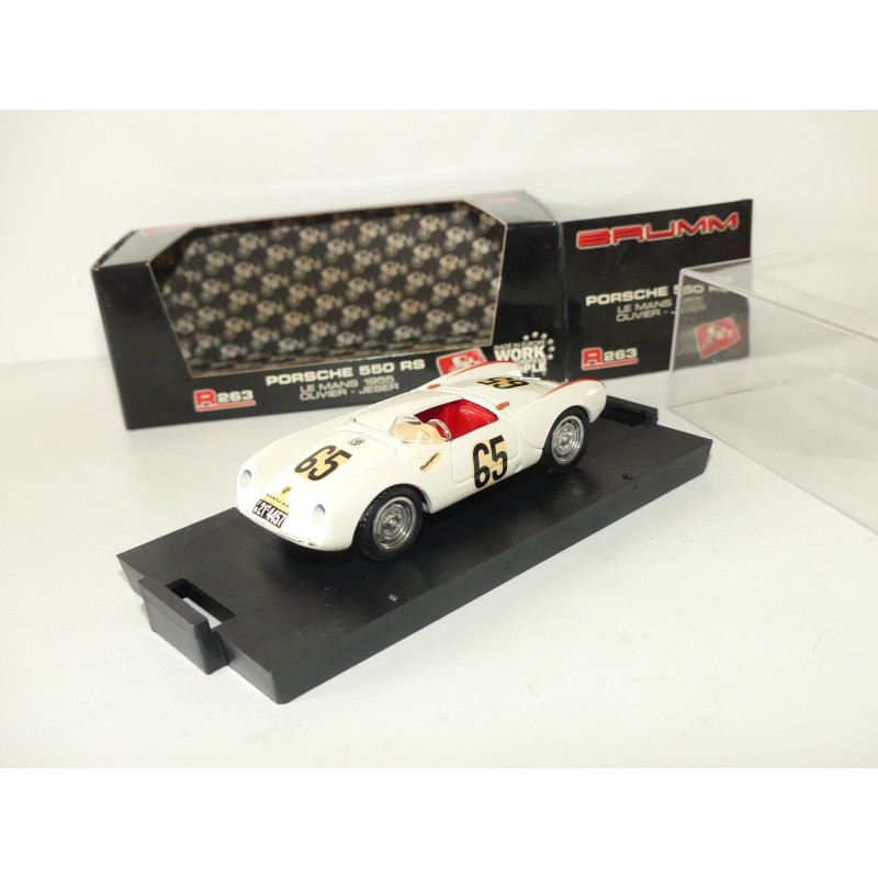 PORSCHE 550 RS N°65 LE MANS 1955 BRUMM R263 1:43