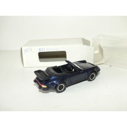 PORSCHE 911 CABRIOLET TURBO Bleu NZG 1:43