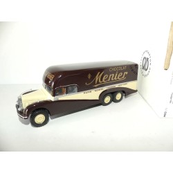 CAMION BERNARD 6*2 CHOCOLAT MENIER MINITRUCKS 1:50