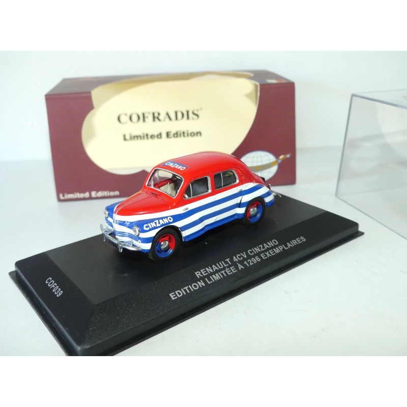 RENAULT 4CV CINZANO 1960 IXO COFRADIS COF039 1:43