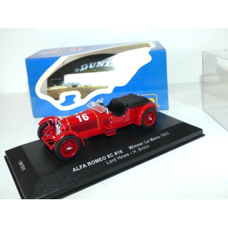 ALFA ROMEO 8C N°16 LE MANS 1931 IXO LM1931 1:43 Arrivée 1èr