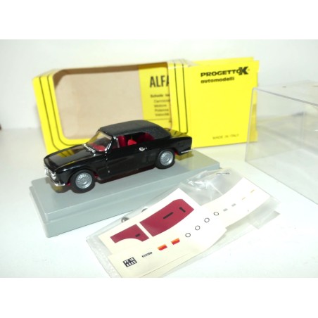 ALFA ROMEO GIULIA GTC 1965 Noir PROGETTOK 077 1:43