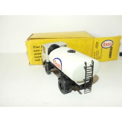 CAMION FIAT 90 NC AVEC CITERNE ESSO OLD CAR 1:43