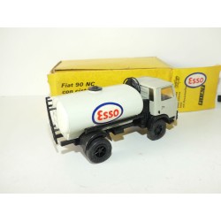 CAMION FIAT 90 NC AVEC CITERNE ESSO OLD CAR 1:43