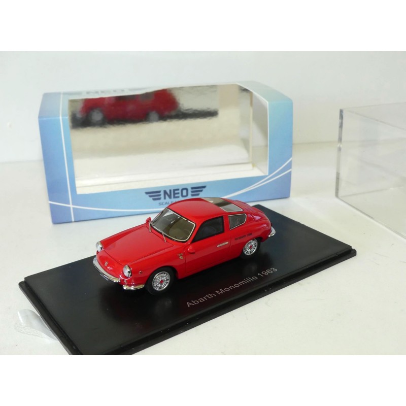 ABARTH MONOMILLE 1963 Rouge NEO 1:43