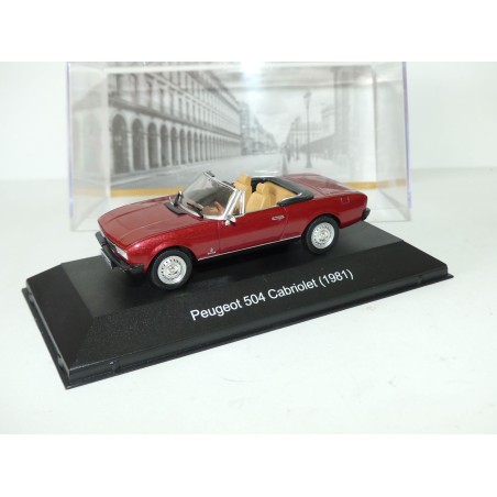 PEUGEOT 504 CABRIOLET 1981 Bordeaux ALTAYA 1:43