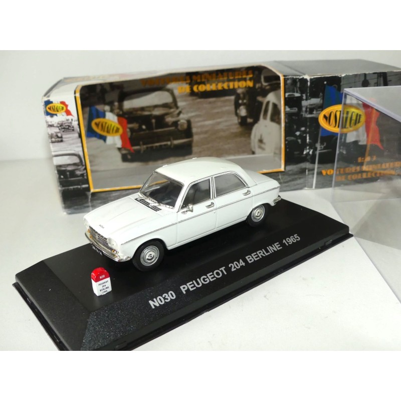 PEUGEOT 204 Berline 1965 Blanc NOSTALGIE N030 1:43