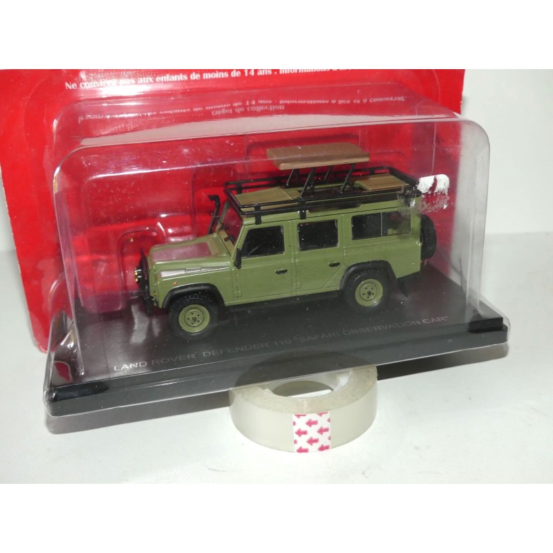 LAND ROVER DEFENDER 110 SAFARI OBSERVATION CAR IXO PRESSE 1:43 blister