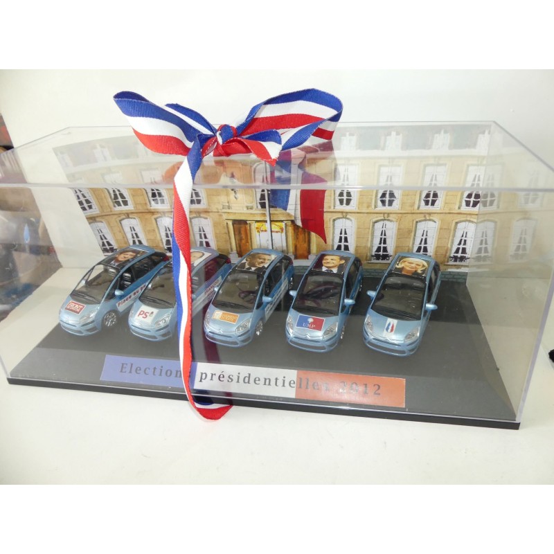 CITROEN C4 PICASSO ELECTION PRESIDENTIELLE 2012 COFFRET sur base NOREV 1:43