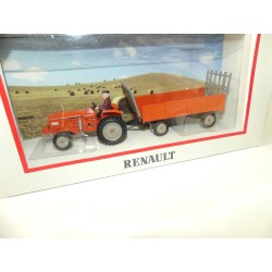 TRACTEUR RENAULT R86 + REMORQUE NOREV 1:43