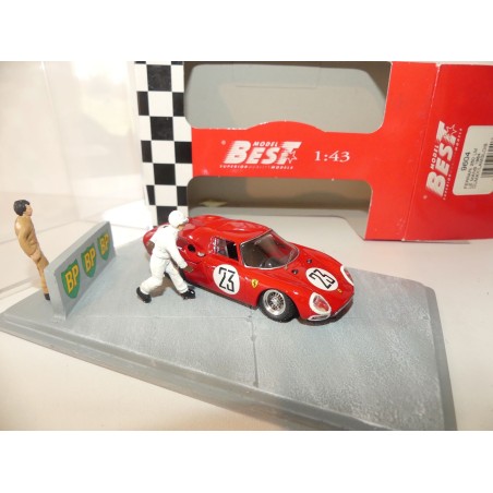 FERRARI 250 LM N°23 LE MANS 1964 BEST 9604 1:43 DIORAMA