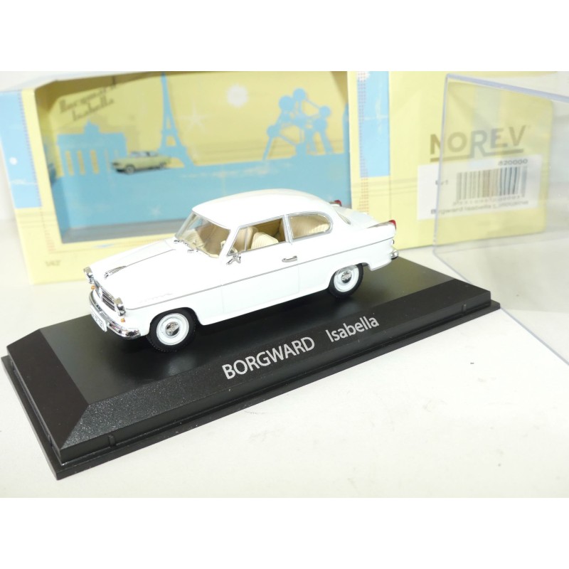 BORGWARD ISABELLA LIMOUSINE Blanc NOREV 1:43