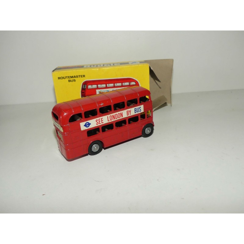 BUS LONDIONNIEN ROUTEMASTER DOUBLE ETAGE année 60/70 BUDGIE 236