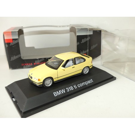 BMW SERIE 3 E36 318 ti COMPACT Jaune SCHUCO 1:43