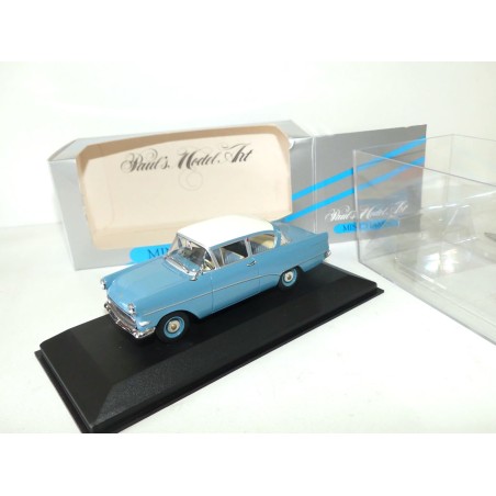 OPEL REKORD P1 LIMOUSINE 2 PORTES 1958-60 Bleu et Blanc MINICHAMPS 1:43