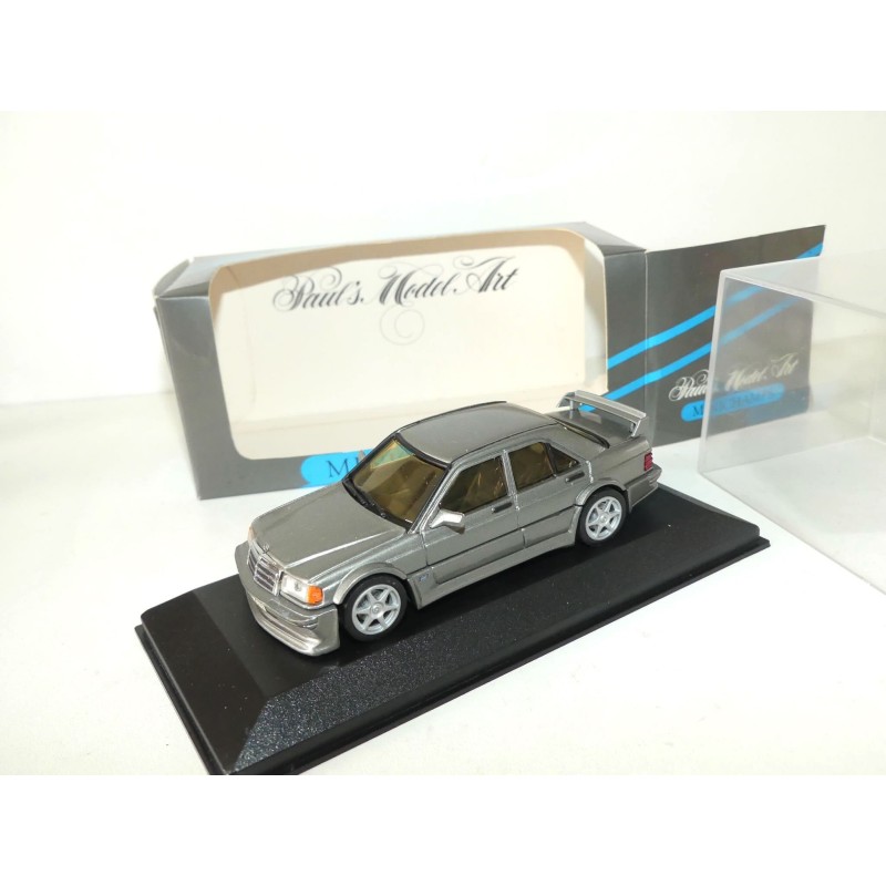 MERCEDES 190 E EVO 1 STREET Pearl Gris Met MINICHAMPS 1:43