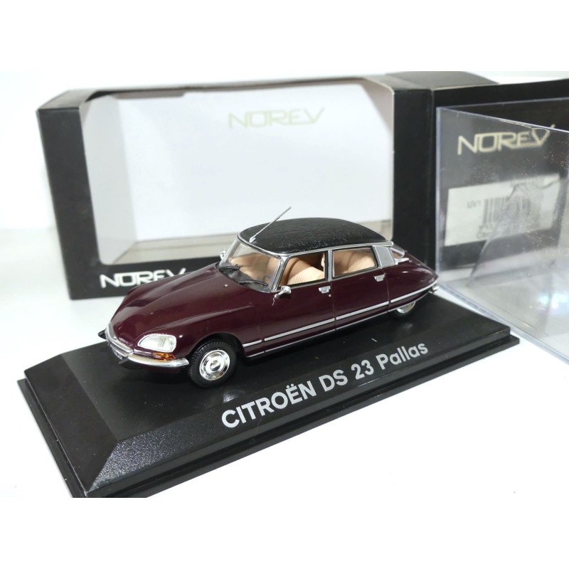 CITROEN DS 23 PALLAS Bordeaux et toit Noir NOREV 1:43