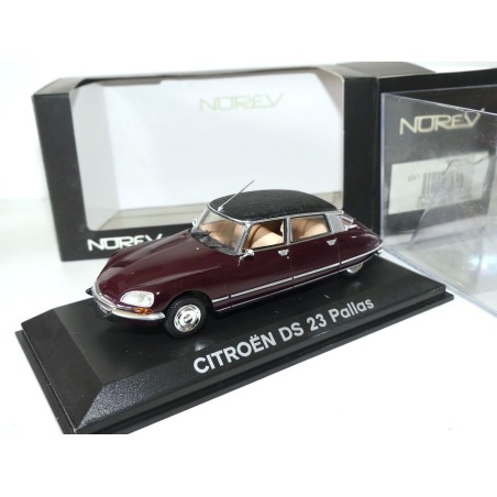 CITROEN DS 23 PALLAS Bordeaux et toit Noir NOREV 1:43