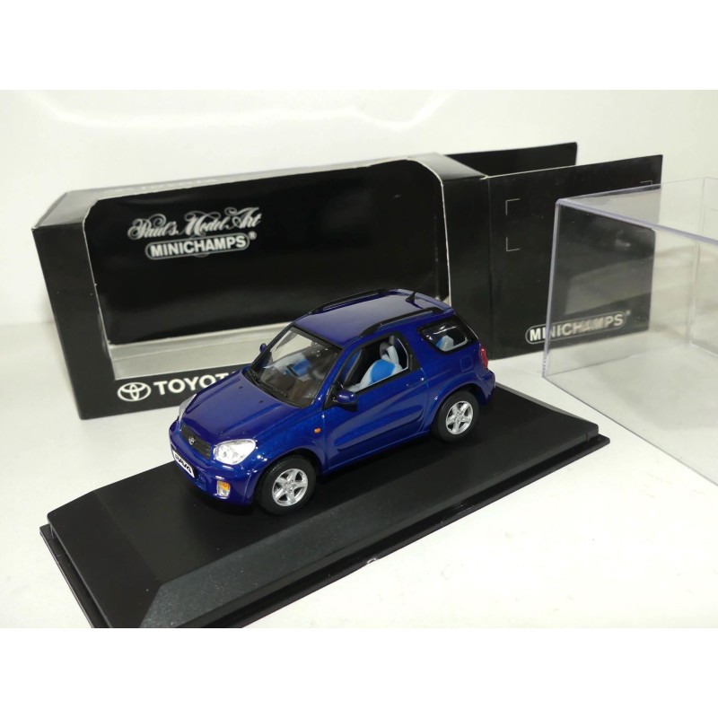 TOYOTA RAV4 II 3 Portes Bleu MINICHAMPS 1:43