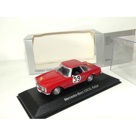 MERCEDES 230 SL N°39 RALLYE SPA SOFIA LIEGE 1963 MINICHAMPS 1:43