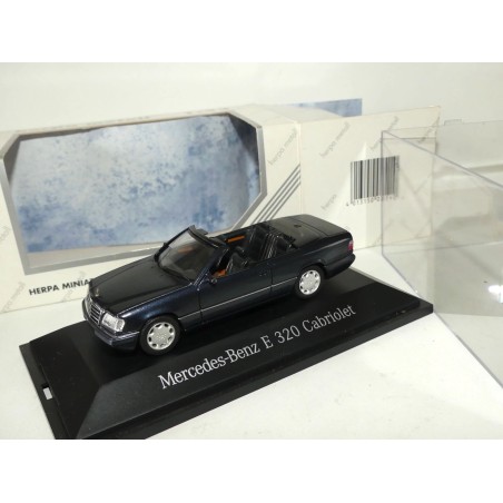 MERCEDES CLASSE E 320 CABRIOLET W124 Bleu HERPA 1:43