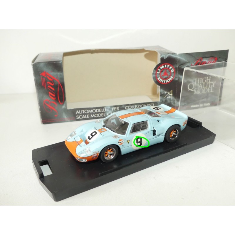 FORD GT 40 N°9 LE MANS 1968 McLAREN BANG 1007 1:43 Imperfection