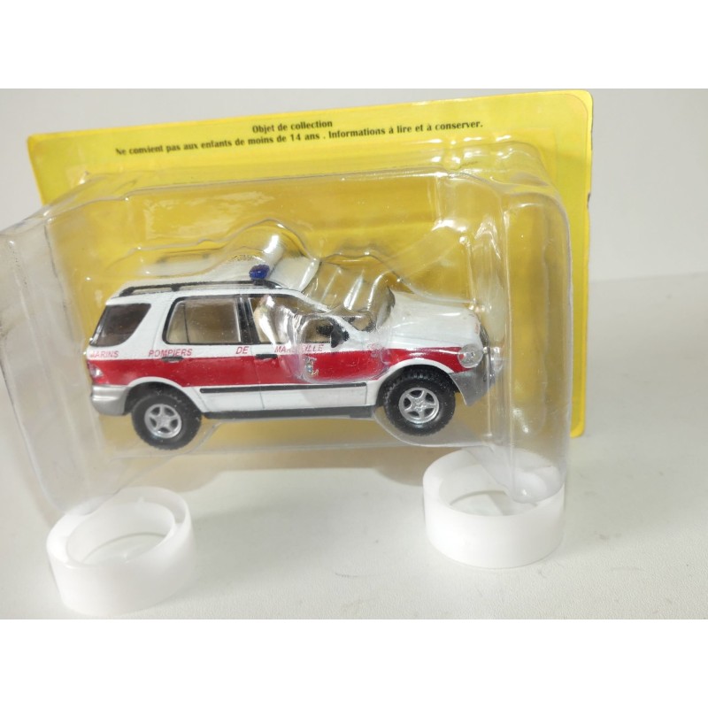 MERCEDES ML 270 marins pompiers de Marseille POMPIERS IXO PRESSE N°61 1:43 blister