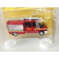 FORD TRANSIT GIMAEX GICAR Bas-Rhin POMPIERS IXO PRESSE N°56 1:43 blister