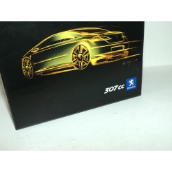 PEUGEOT 307 CC Rouge Coffret NOREV 1:43