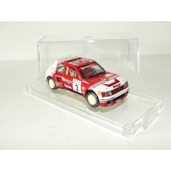 PEUGEOT 205 T16 RALLYE D YPRES 1985 B. DARNICHE ancienne VITESSE avec pilote 1:43 BELGA