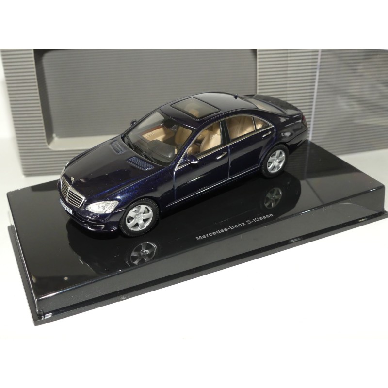 MERCEDES CLASSE S Phase 1 W221 Bleu Marine AUTOART 1:43