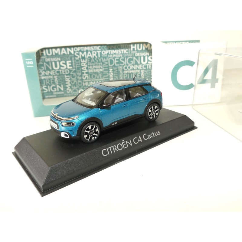 CITROEN C4 CACTUS Bleu Emeraude NOREV 1:43