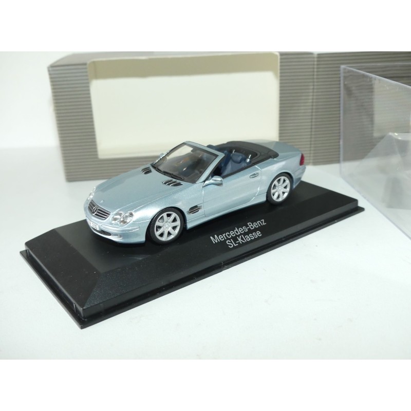 MERCEDES CLASSE SL Phase 1 R230 Bleu très clair MINICHAMPS 1:43