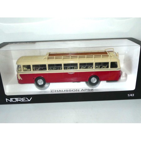 BUS CHAUSSON AP52 Rouge et Beige NOREV 530021 1:43