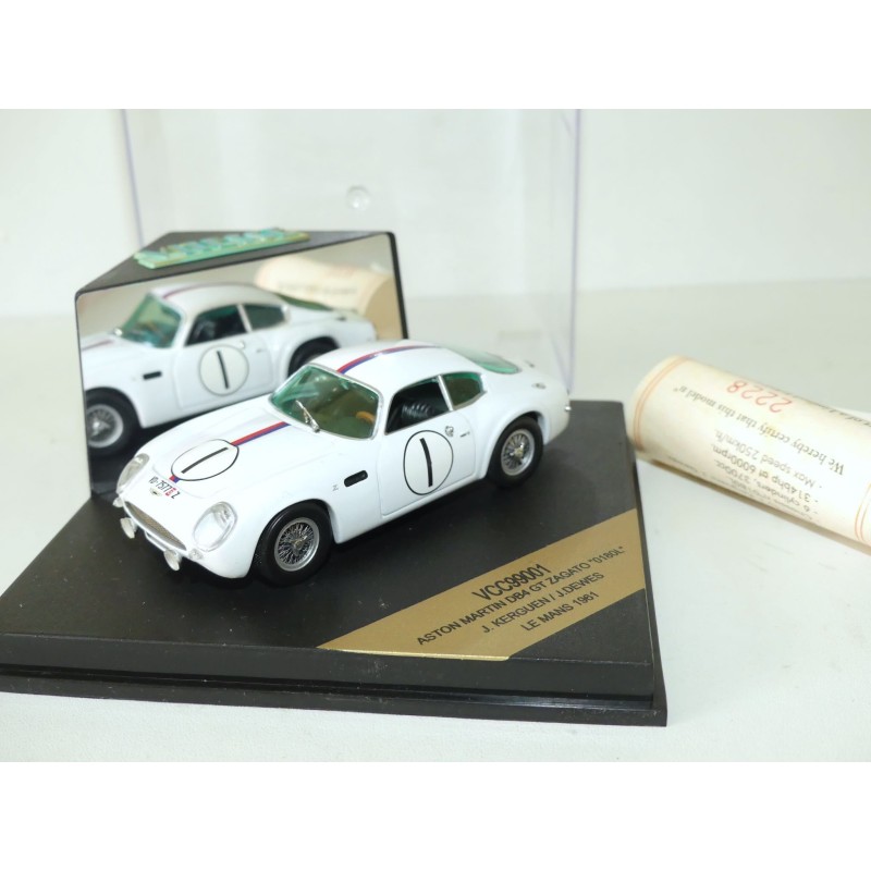 ASTON MARTIN DB4 GT ZAGATO NÂ°1 LE MANS 1961 VITESSE VCC99001 1:43