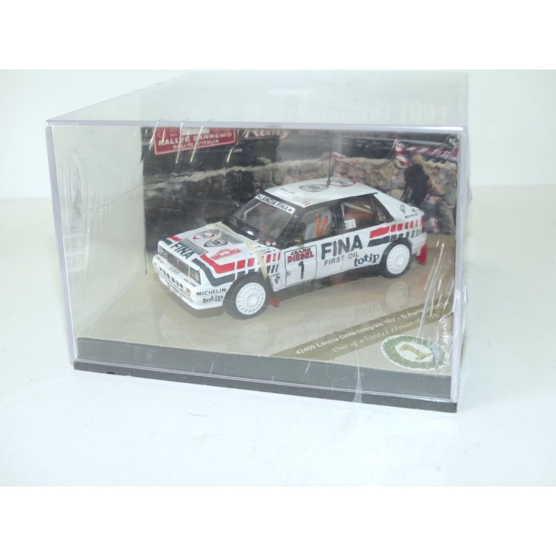 LANCIA DELTA HF INTEGRAL RALLYE SAN REMO 1991 D. AURIOL VITESSE 1:43