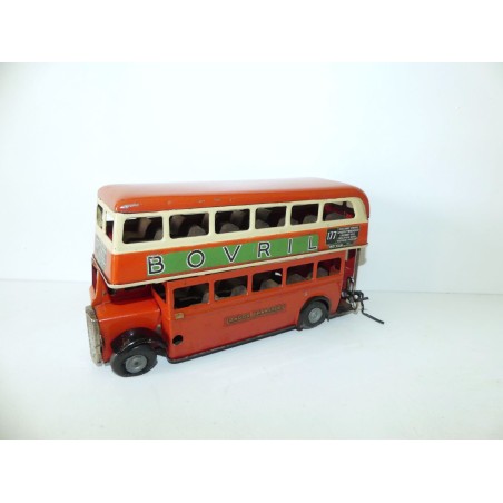 BUS LONDONIEN EN METALTRI ANG MINICTOYS  sans boite pneu abimé